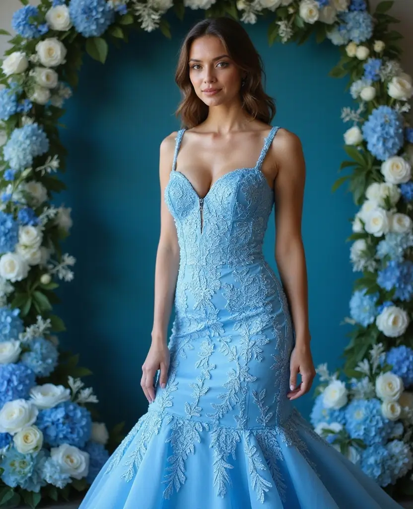 22 Wedding Dresses for Short Brides That Elongate Your Figure - 4. Bold Color Choices