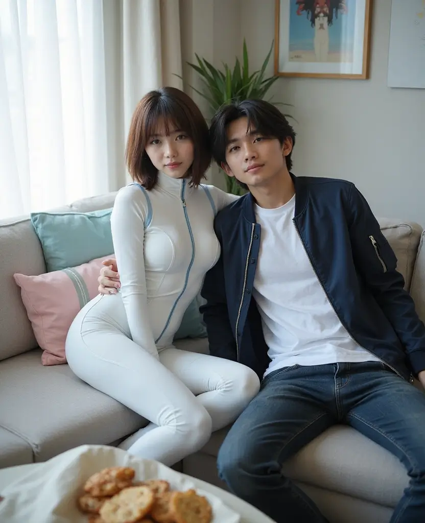 23 At-Home Couples Halloween Costume Ideas for a Cozy Night - 13. Ayanami Rei and Shinjis Ikari