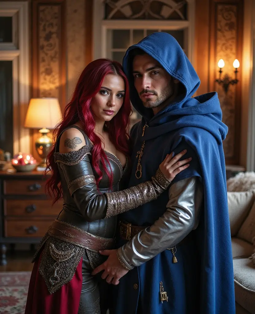 23 At-Home Couples Halloween Costume Ideas for a Cozy Night - 14. Erza Scarlet and Jellal Fernandes
