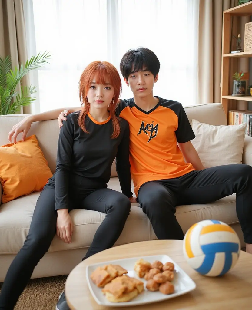 23 At-Home Couples Halloween Costume Ideas for a Cozy Night - 16. Kageyama and Tsukishima