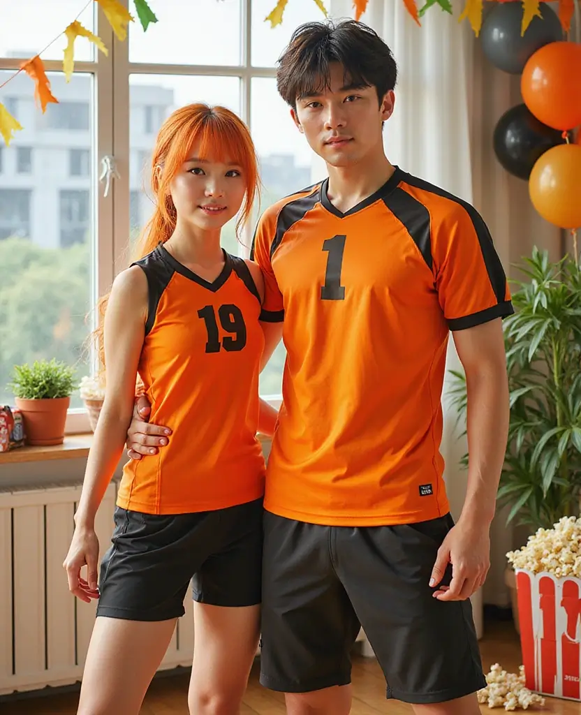 23 At-Home Couples Halloween Costume Ideas for a Cozy Night - 21. Shoyo and Hinata
