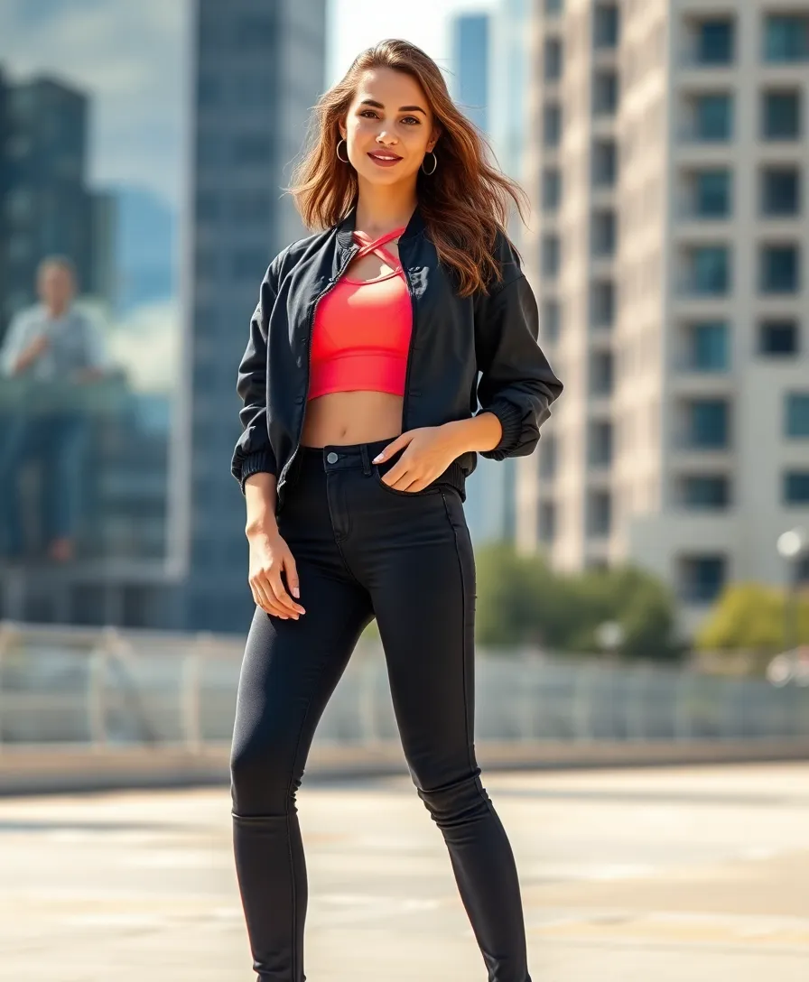 23 Black Jeans Outfit Ideas Women Are Obsessed With - 11. Elevated Athleisure with a Chic Twist