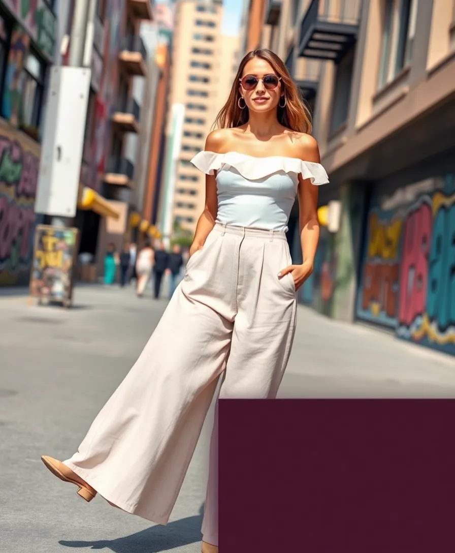 23 Black Jeans Outfit Ideas Women Are Obsessed With - 20. Fashion-Forward with Culottes