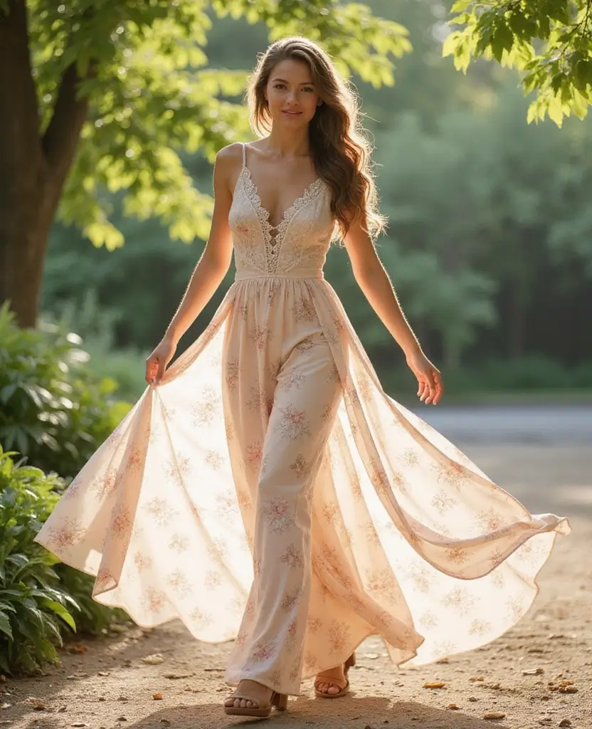 23 Dress Ideas to Reboot Your Style - 2. Flowy Maxi Dress for Effortless Elegance