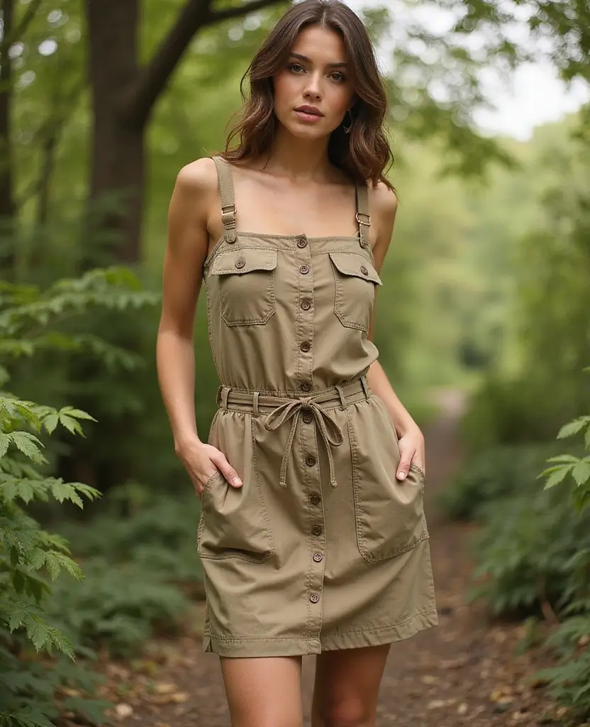 23 Dress Ideas to Reboot Your Style - 20. Versatile Utility Dresses