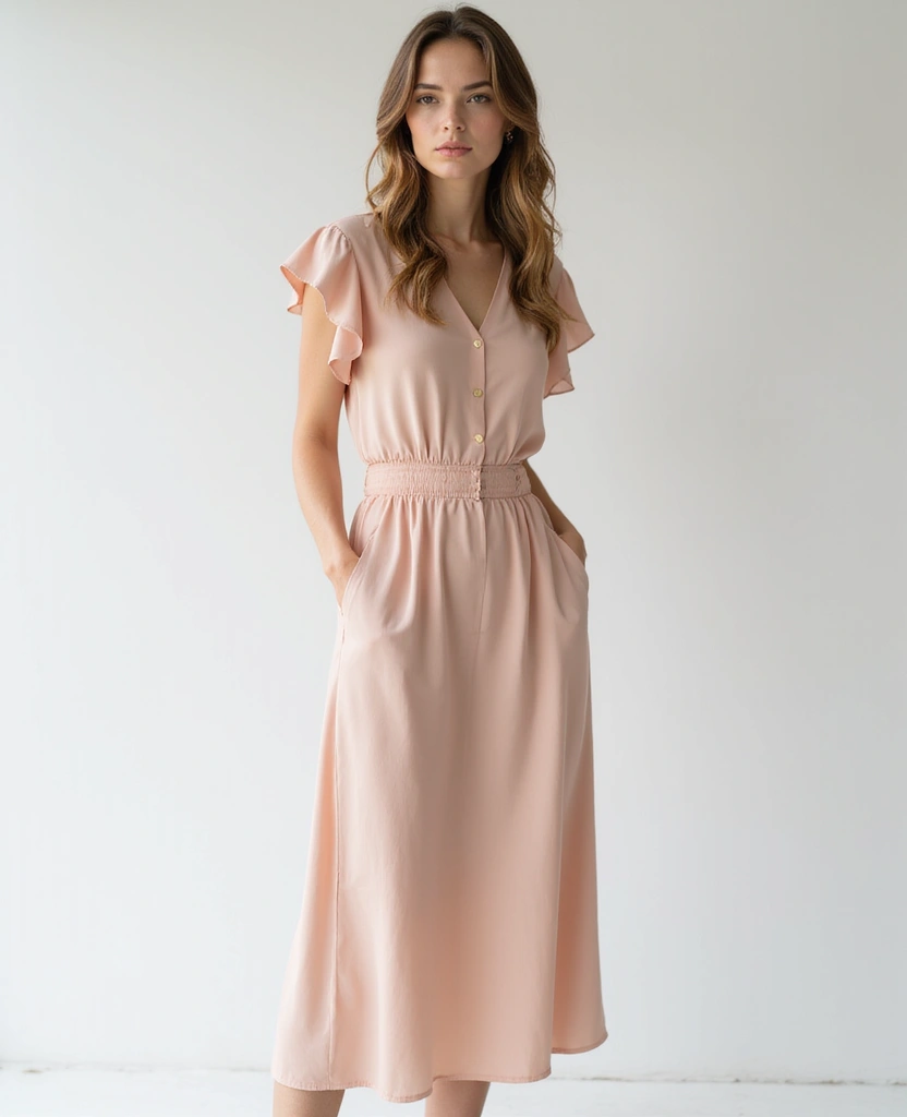 23 Dress Ideas to Reboot Your Style - 3. Sophisticated Midi Dress