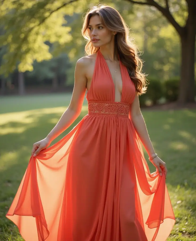 23 Dress Sewing Patterns for Creative Fashionistas - 14. The Halter Dress: Bold and Beautiful