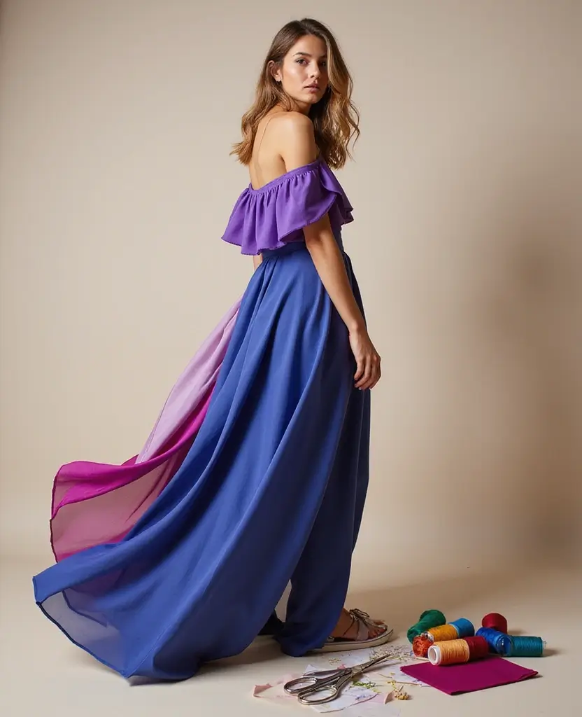 23 Dress Sewing Patterns for Creative Fashionistas - 8. The Asymmetrical Dress: Trendy and Bold