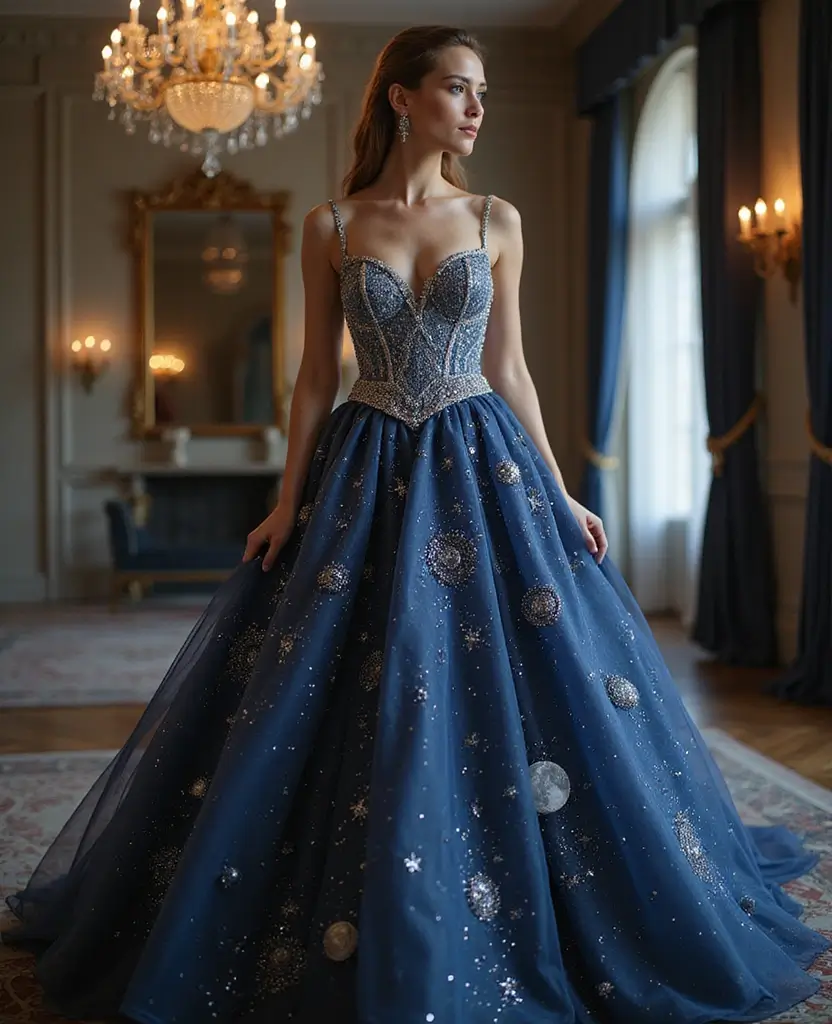 23 Fairytale Dresses That Will Make You Feel Like Royalty - 8. The Celestial Ball Gown