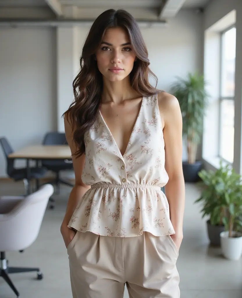 23 Midsize Outfit Ideas That Flatter Every Body Shape - 18. Peplum Tops: Accent Your Curves