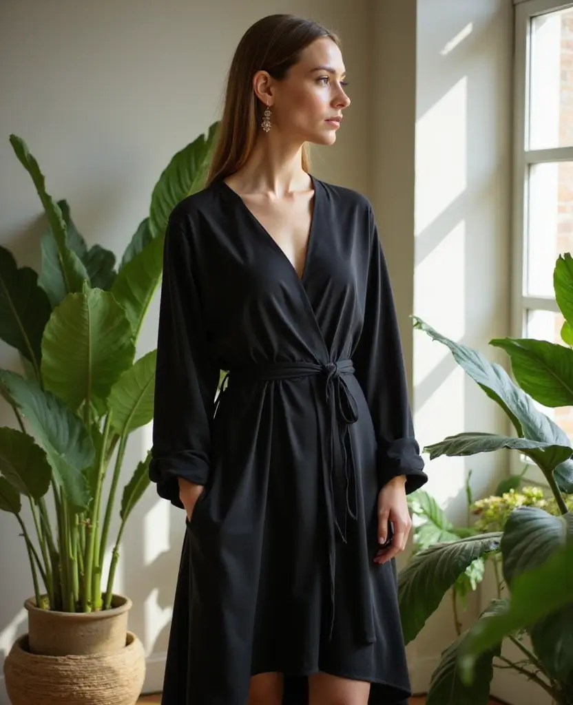 23 Modern Dress Patterns for Your Next DIY Project - 2. Modern Wrap Dress