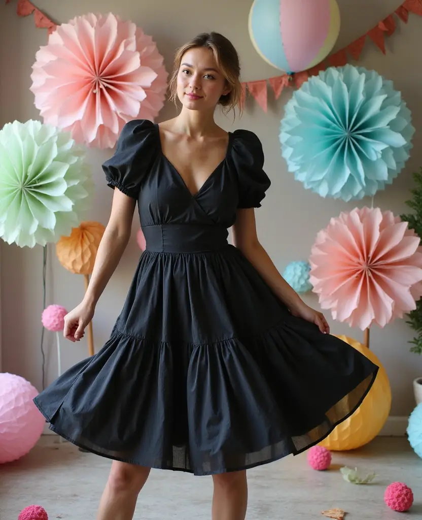 23 Modern Dress Patterns for Your Next DIY Project - 20. Playful Balloon Dress