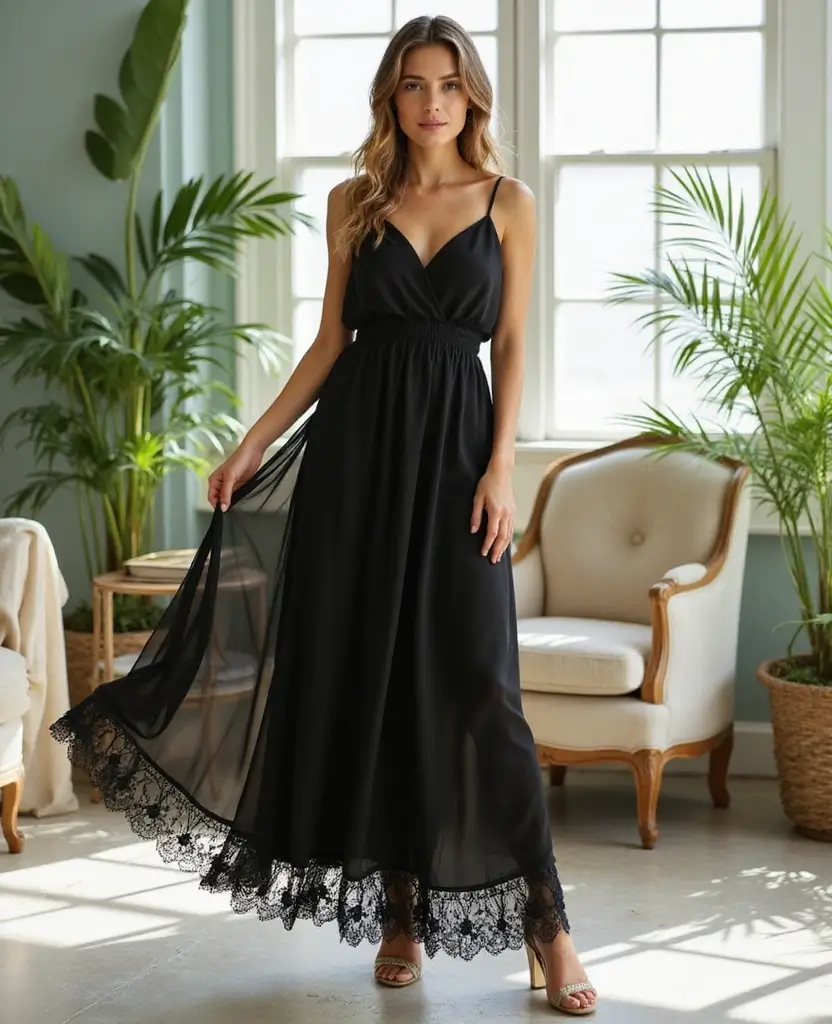 23 Modern Dress Patterns for Your Next DIY Project - 22. Fun Maxi Skirt Dress