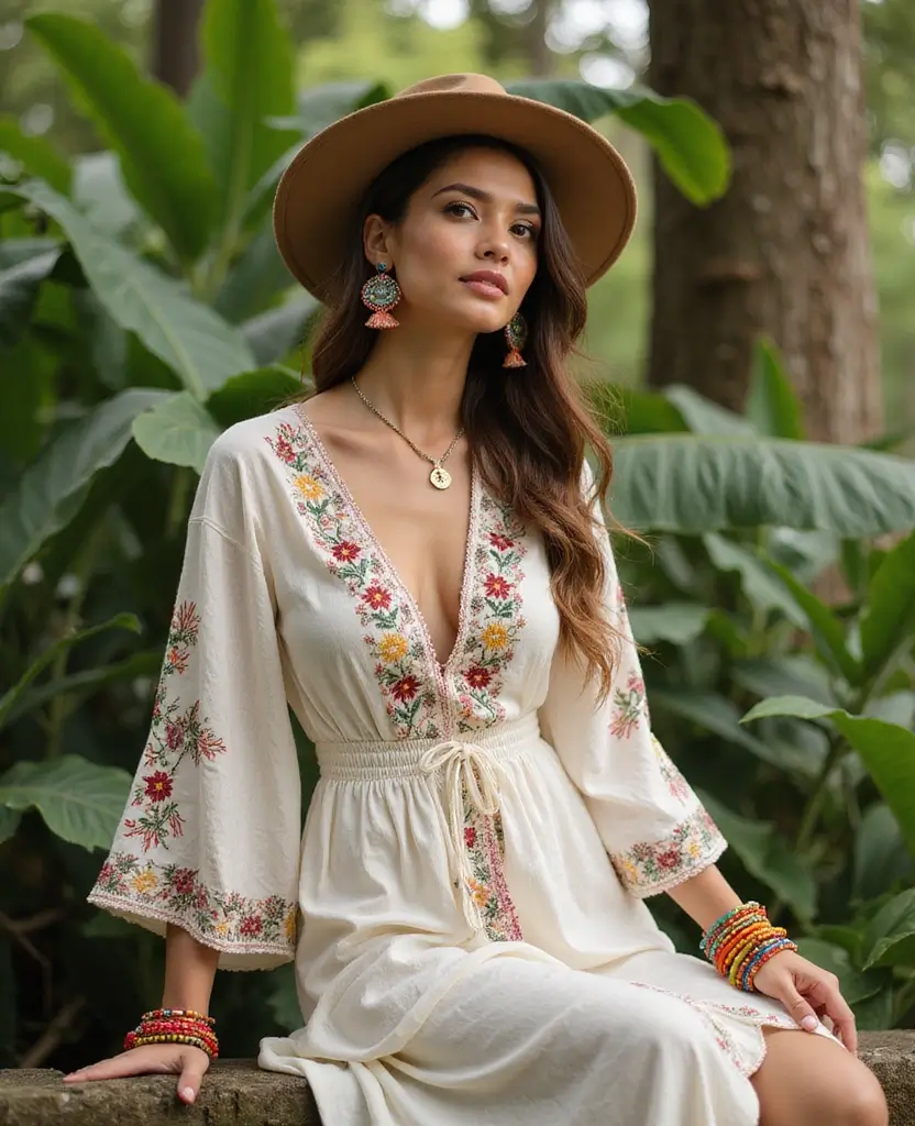 23 Modern Dress Patterns for Your Next DIY Project - 23. Stunning Boho Dress