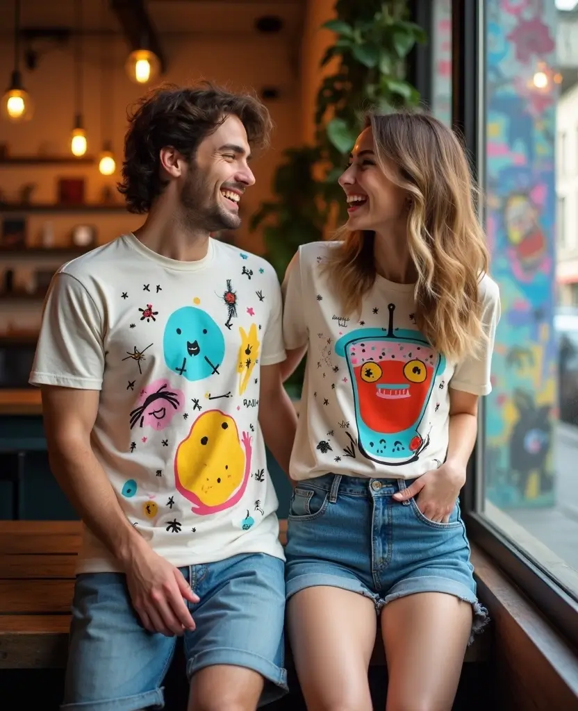23 New York Style Outfit Ideas for Big City Vibes - 2. Graphic Tees with Personality