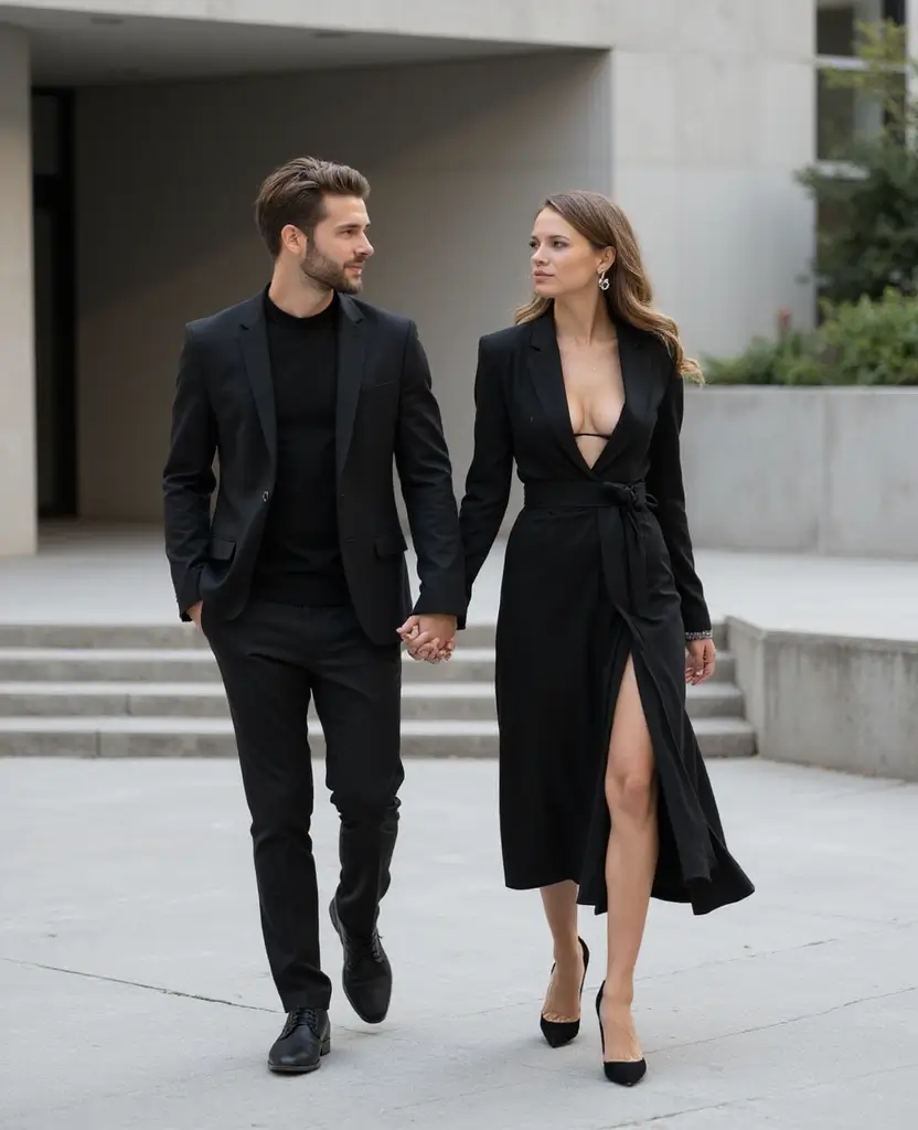 23 New York Style Outfit Ideas for Big City Vibes - 3. Monochrome Magic