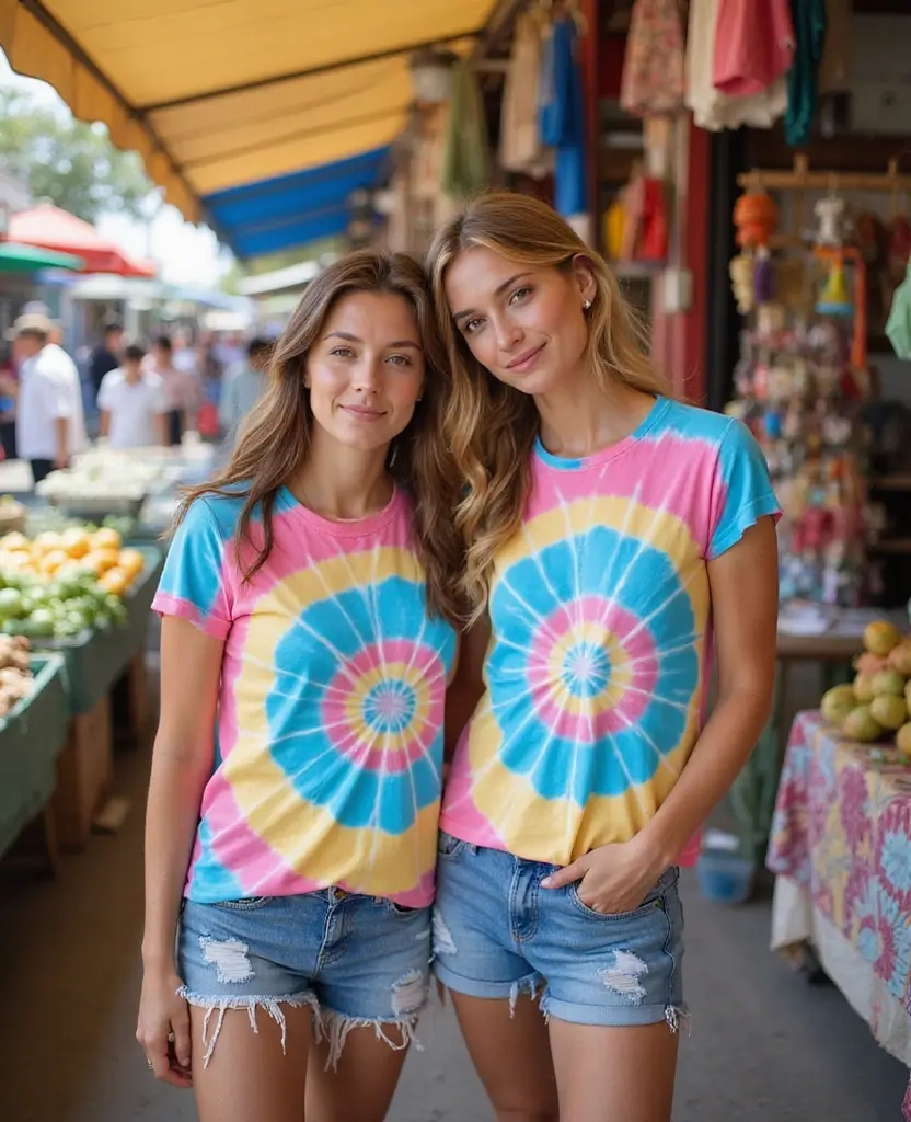 23 New York Style Outfit Ideas for Big City Vibes - 7. Trendy Tie-Dye Adventure