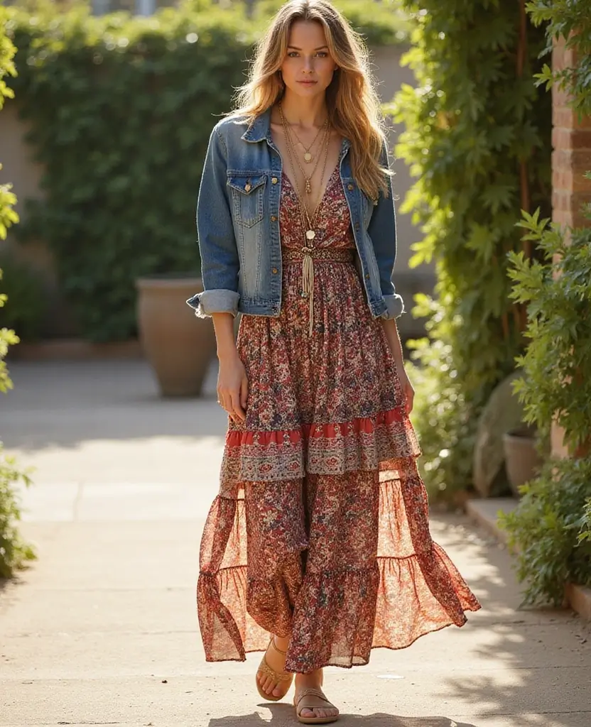 23 OC Outfit Ideas for Creative Characters - 13. Relaxed Bohemian Vibes