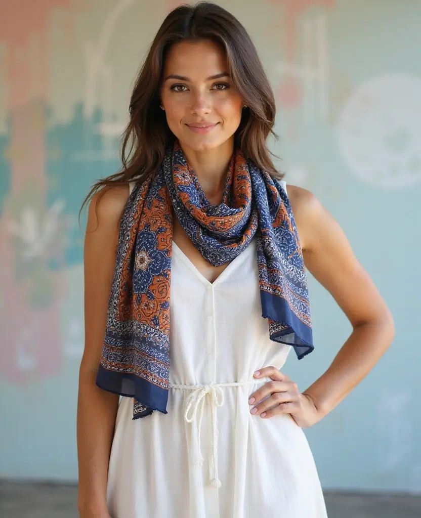 23 OC Outfit Ideas for Creative Characters - 15. Effortless Layering with Scarves