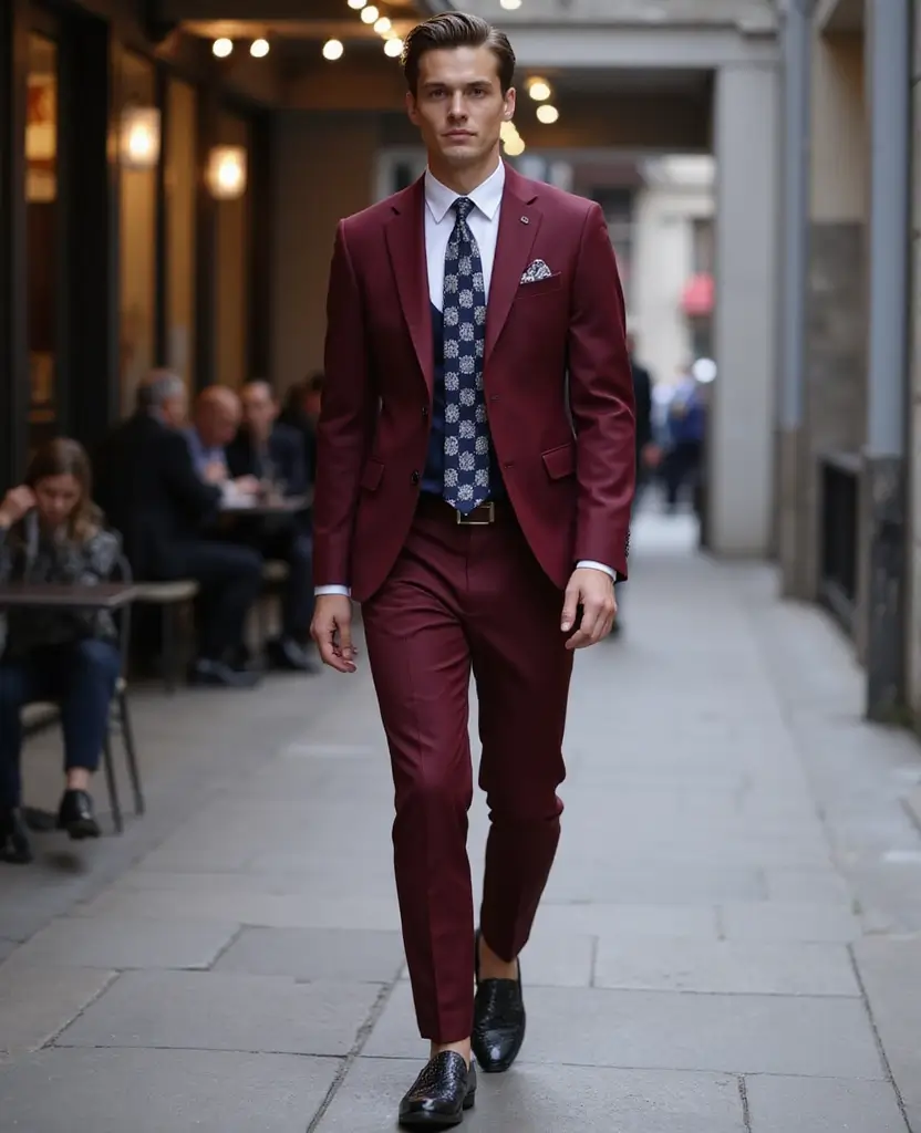 23 OC Outfit Ideas for Creative Characters - 3. Tailored Suit with a Twist