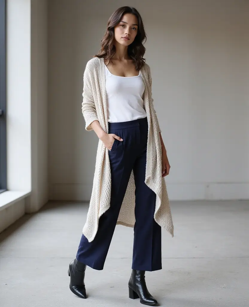 23 OC Outfit Ideas for Creative Characters - 6. Layering with Cardigans