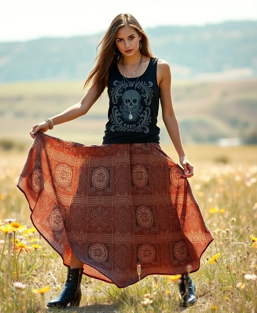23 Party Outfit Ideas for Every Dress Code: Emo-Inspired Edition - 16. Bohemian Emo