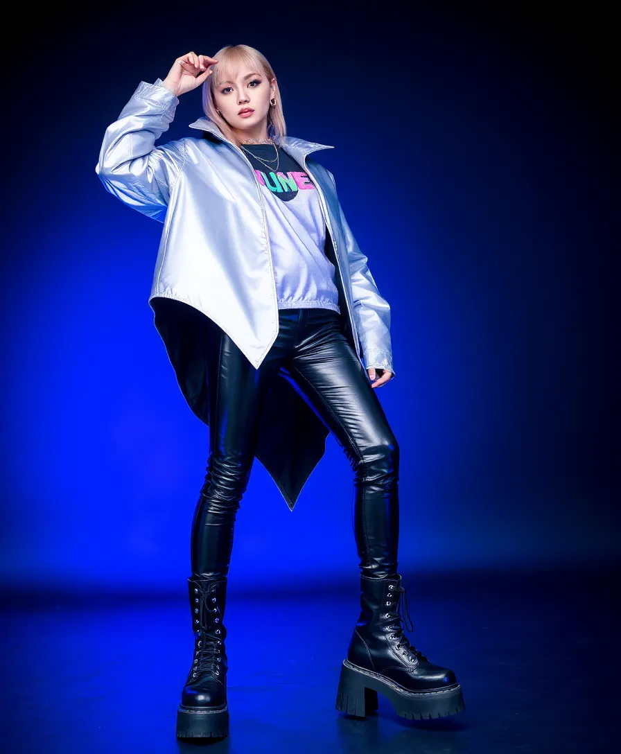 23 Party Outfit Ideas for Every Dress Code: Emo-Inspired Edition - 19. Futuristic Emo