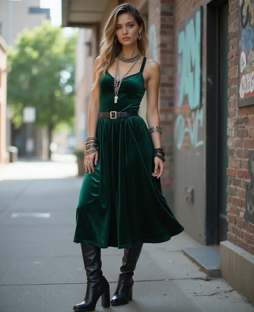23 Party Outfit Ideas for Every Dress Code: Emo-Inspired Edition - 2. Velvet Dreams