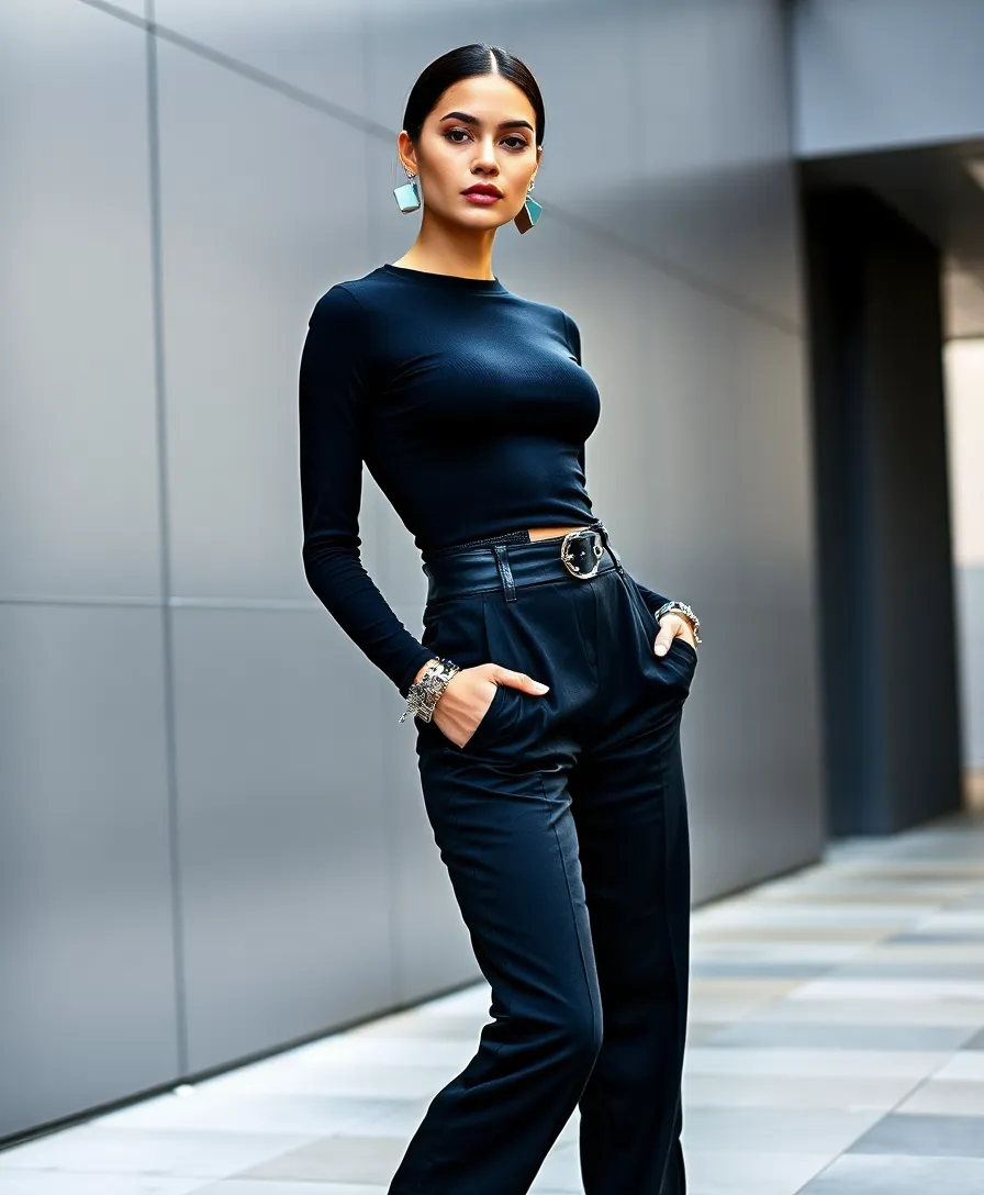 23 Party Outfit Ideas for Every Dress Code: Emo-Inspired Edition - 5. Classic Black Ensemble