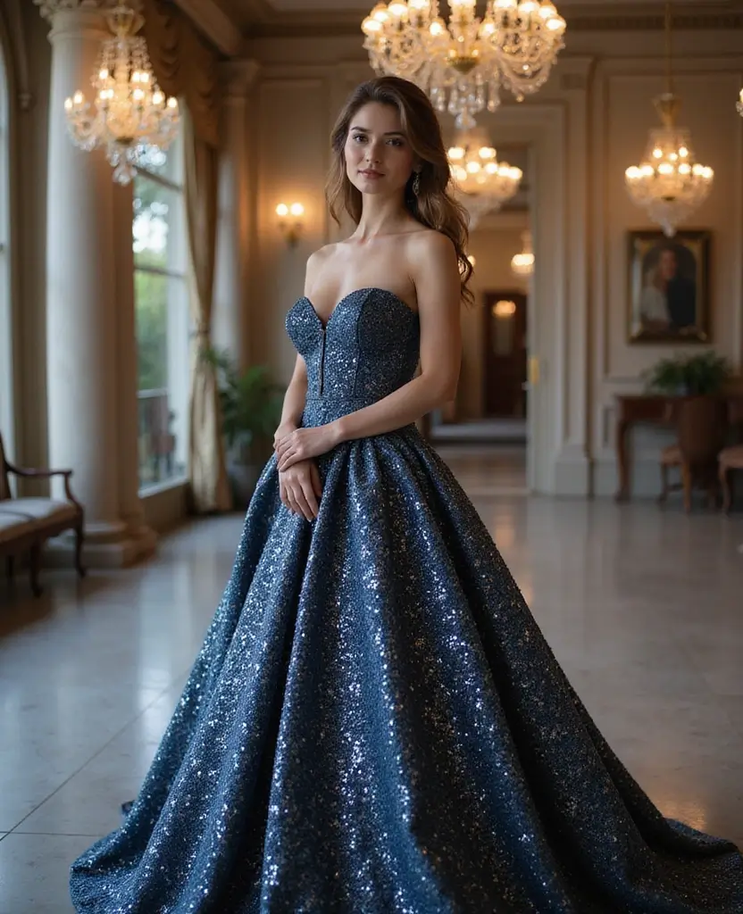 23 Plus Size Wedding Dresses That Flatter Every Curve - 14. Sparkling Sequins