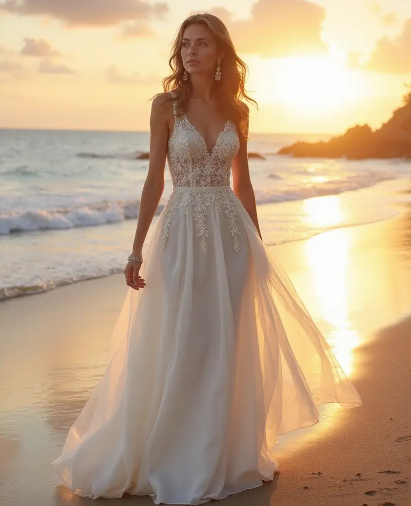 23 Plus Size Wedding Dresses That Flatter Every Curve - 3. A-Line Charm