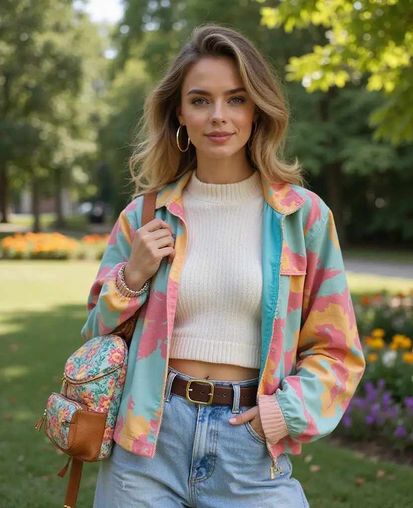 23 Rainy Day Outfit Ideas That Are Actually Practical - 6. Retro Vibes