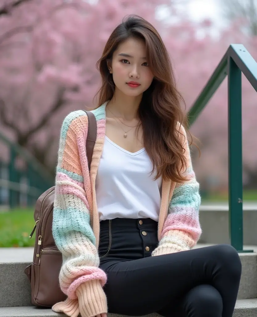 23 School Spring Outfit Ideas to Brighten Your Day - 5. Layering with Leggings
