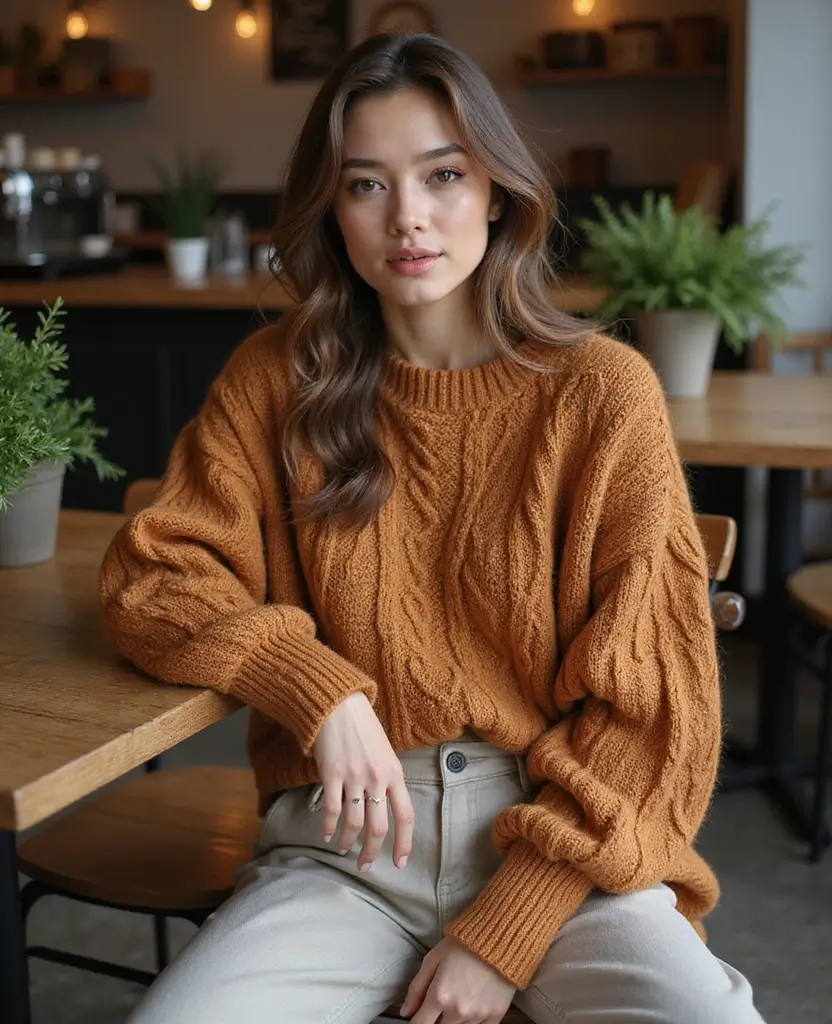 23 Spring Outfit Ideas for a Fresh Start: Sustainable Fashion for Eco-Conscious Fashionistas - 14. Textured Knitwear