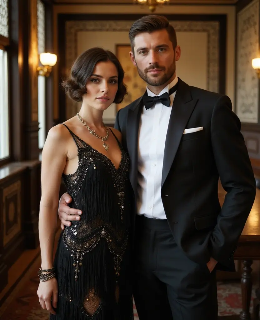 23 Unique Couples Halloween Costume Ideas You Haven’t Seen - 1. The Great Gatsby Duo