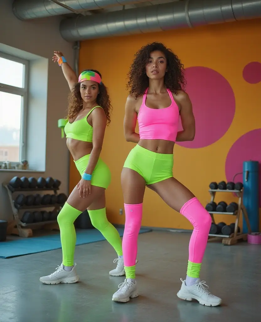 23 Unique Couples Halloween Costume Ideas You Haven’t Seen - 10. 80s Fitness Enthusiasts