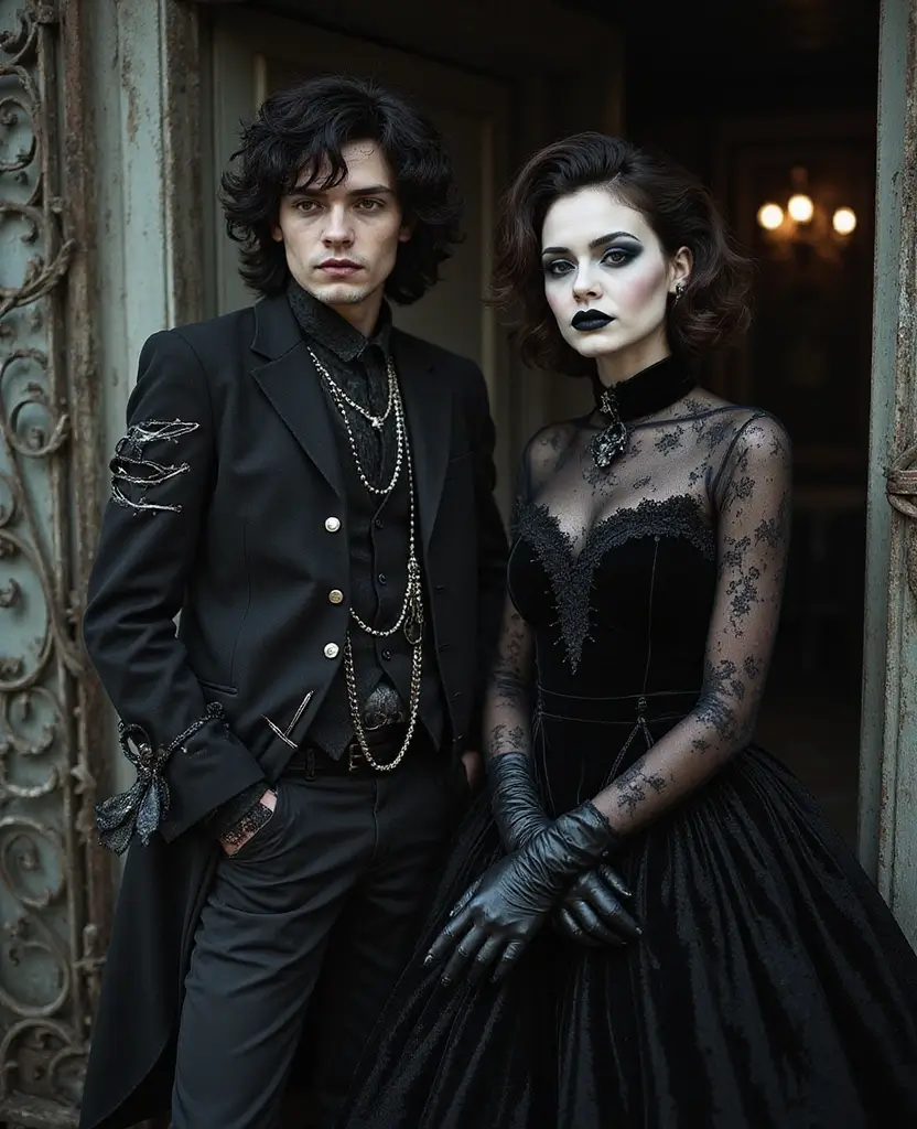 23 Unique Couples Halloween Costume Ideas You Haven’t Seen - 2. Tim Burton Characters