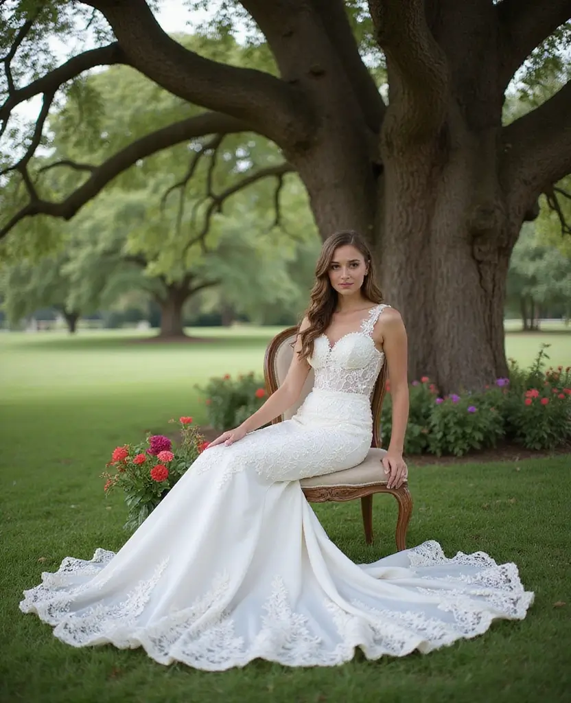 23 Vintage Wedding Dresses That Are Back in Style - 11. Graceful Mermaid Dress