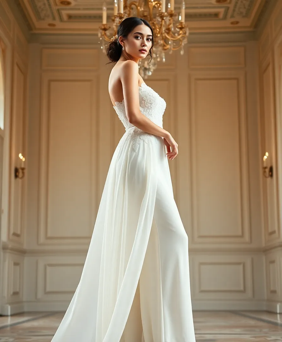 23 Ways to Rock the Dress Over Pants Trend - 14. Column Dress with Chiffon Pants