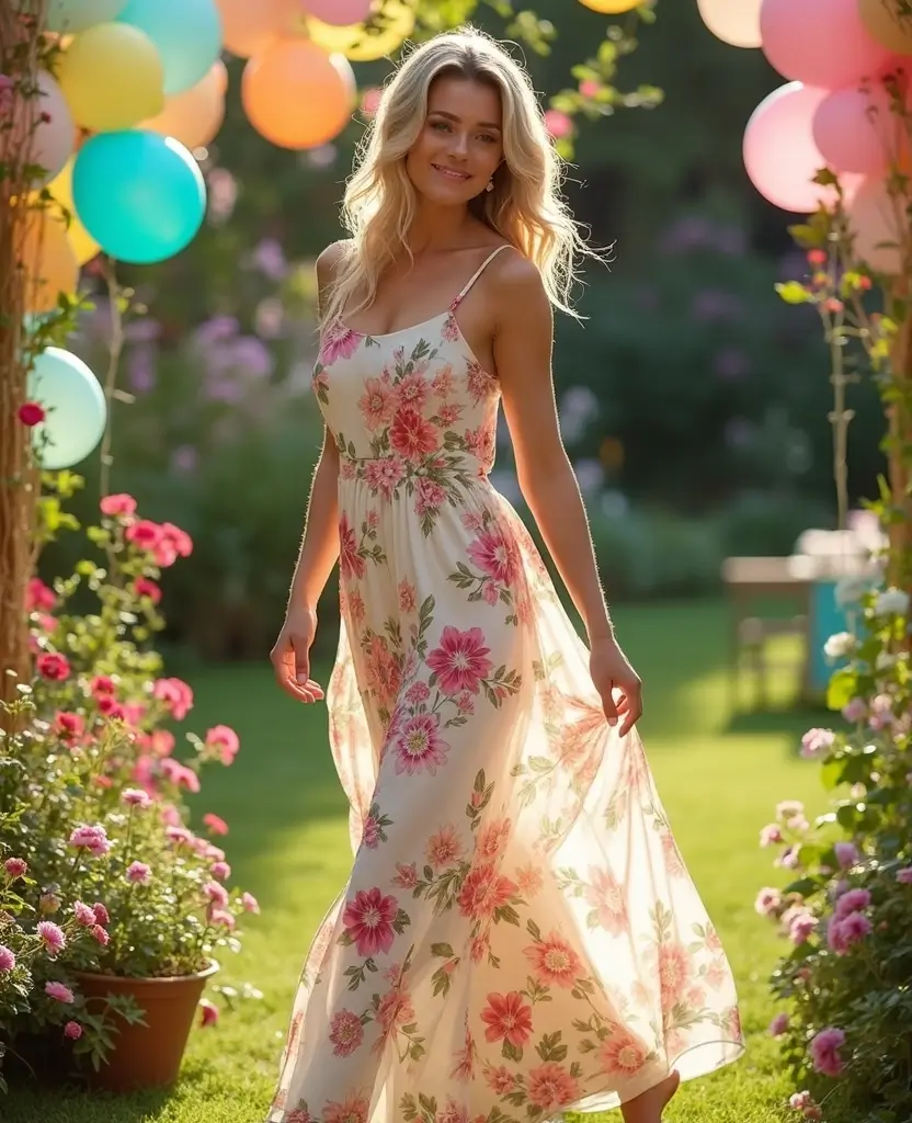 23 Ways to Rock the Dress Over Pants Trend - 2. Playful Maxi Dress with Cropped Pants