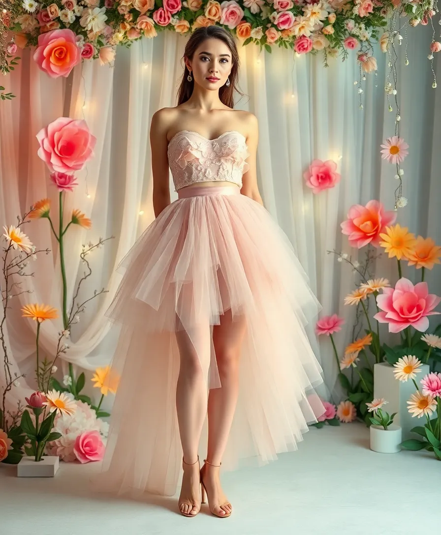 23 Ways to Rock the Dress Over Pants Trend - 7. Layered Tulle Skirt with Leggings