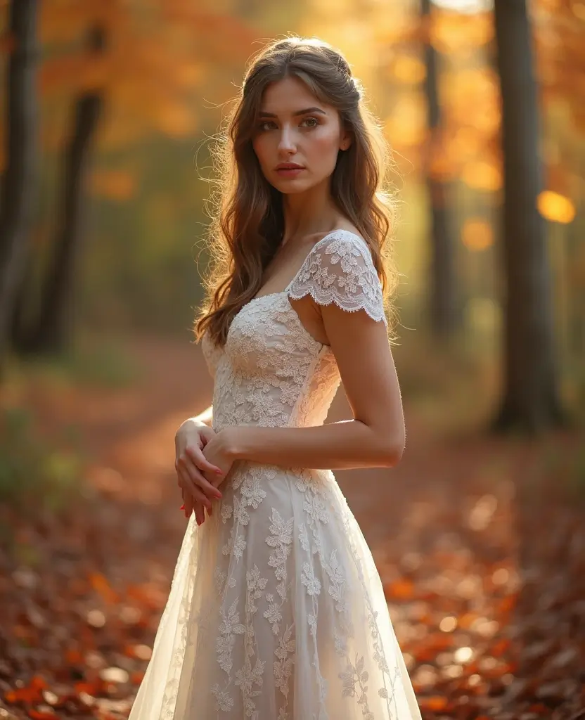 23 Wedding Dresses with Sleeves for Every Season - 17. Vintage Lace Overlay Dress