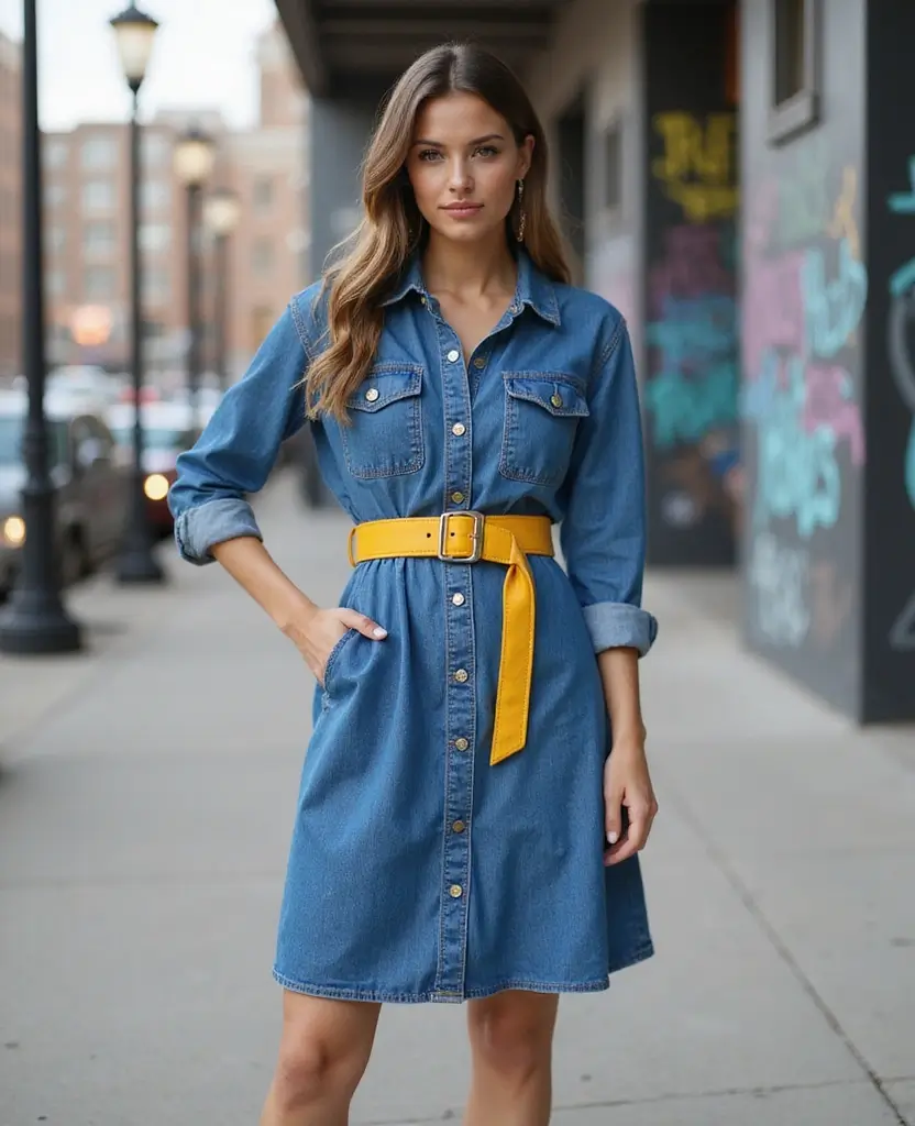 23 Y2K Dress to Impress Outfits for Nostalgic Vibes - 4. The Button-Up Dress Trend