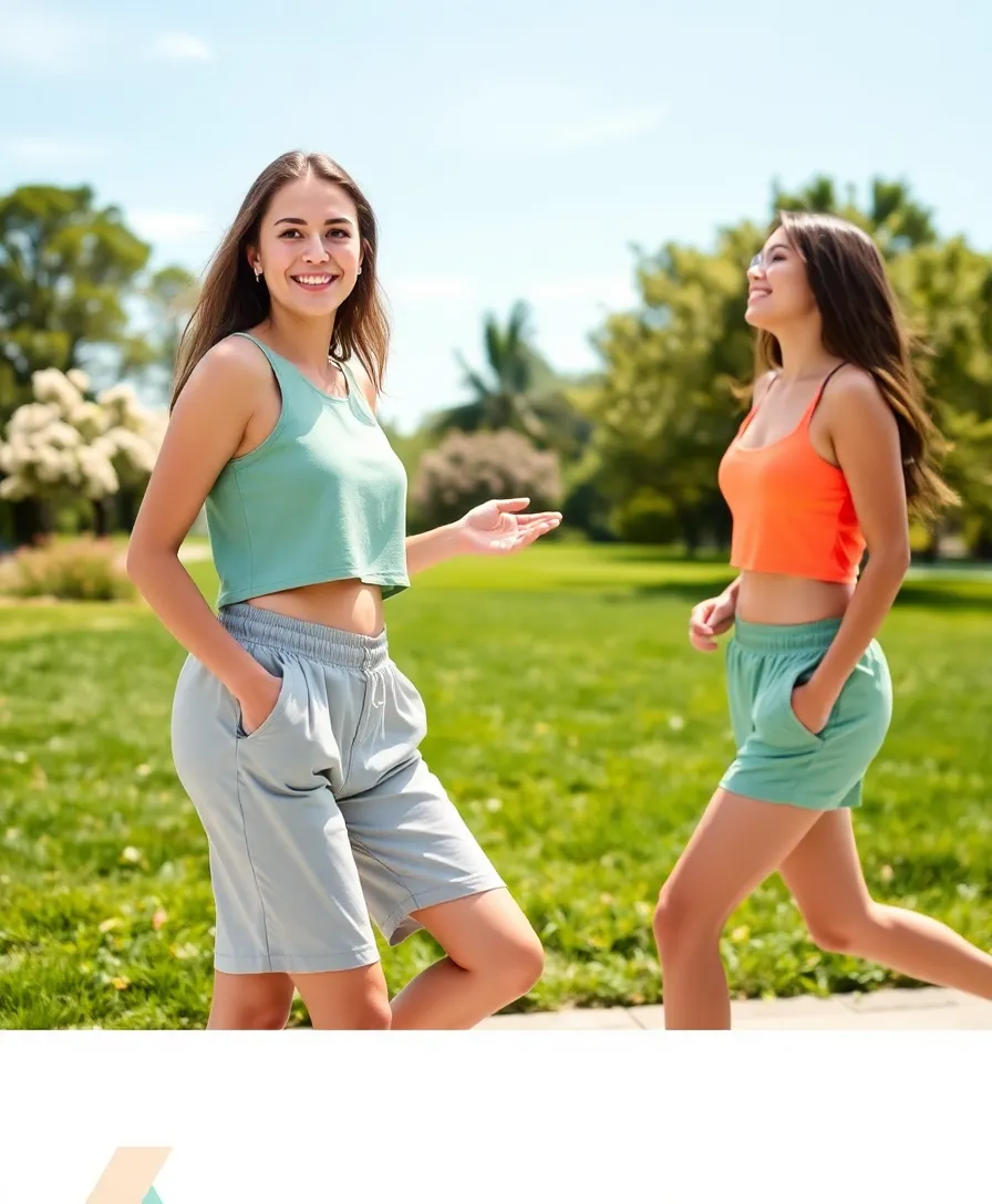 24 Cute Shorts Outfit Ideas for Effortless Summer Looks - 16. Sporty Jogger Shorts