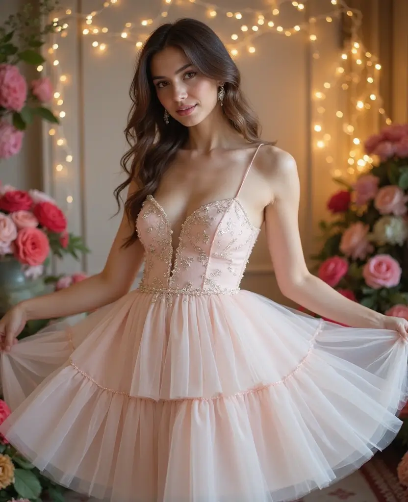 24 Fancy Dresses for Show-Stopping Events - 20. Chic Tulle Dress