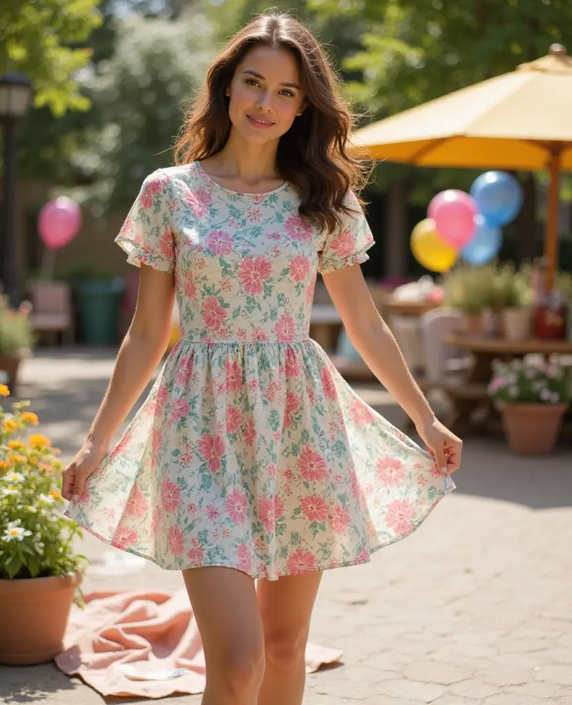24 Fancy Dresses for Show-Stopping Events - 23. Whimsical Skater Dress