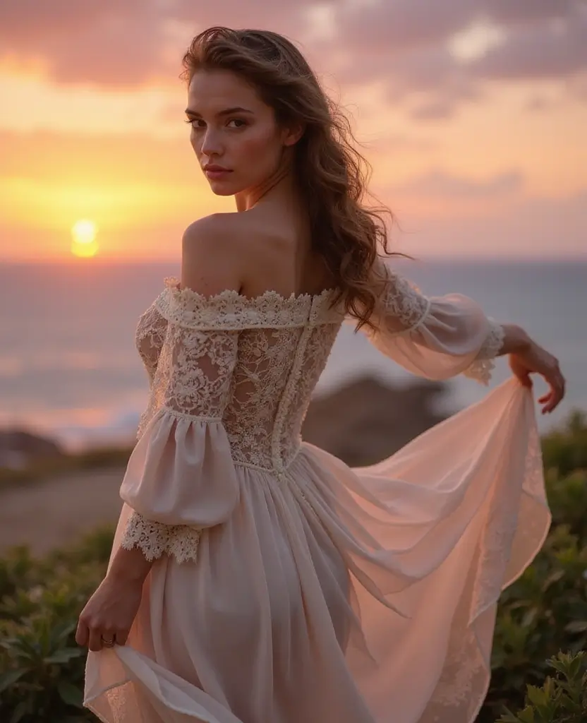 24 Fancy Dresses for Show-Stopping Events - 6. The Vintage Off-Shoulder Dress