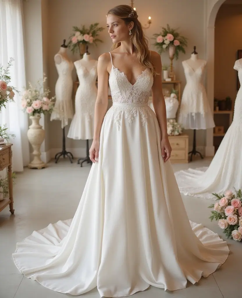 24 Modest Wedding Dresses That Are Simply Stunning - 18. Smooth Silk Fabric