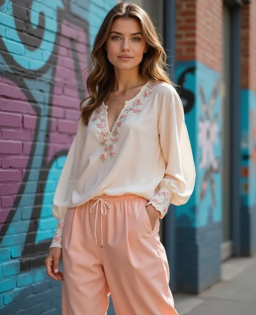 24 Stylish Ways to Wear a Dress Over Jeans - 20. Layering with Culottes