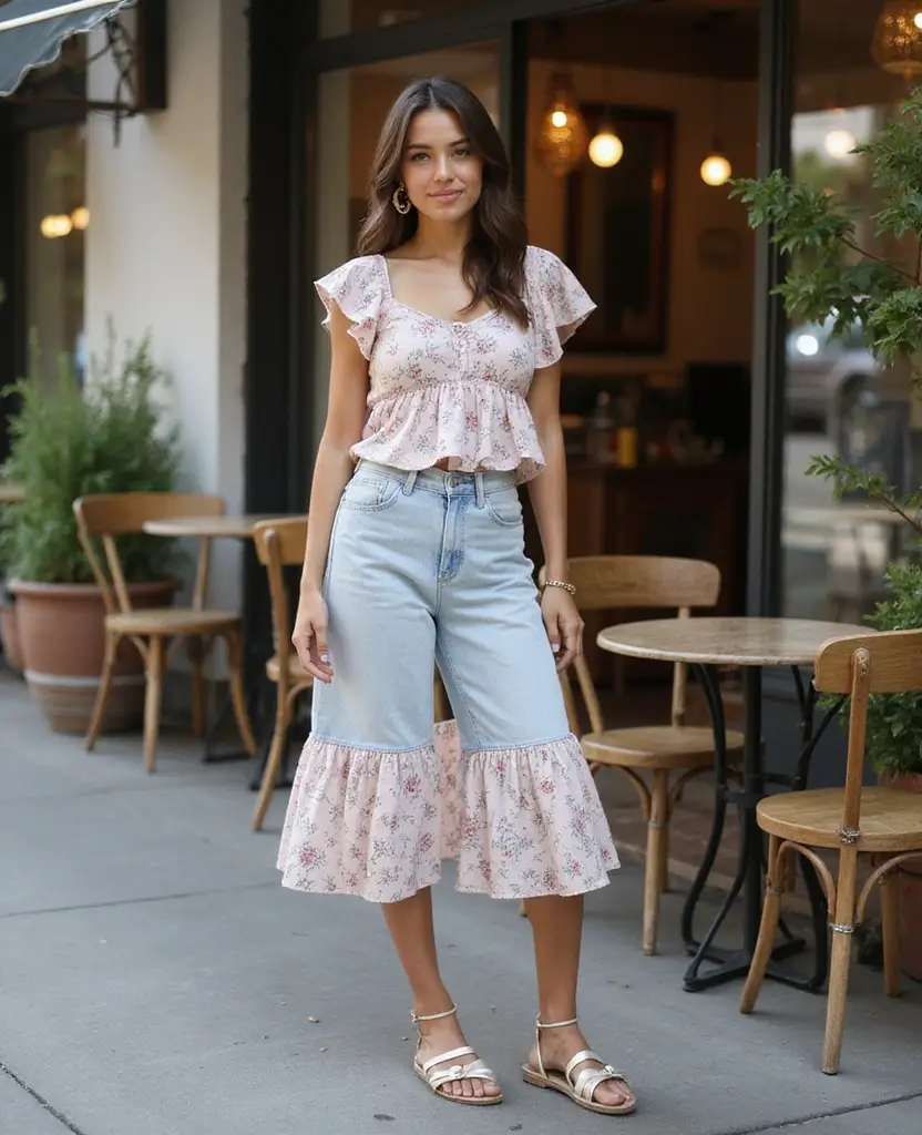 24 Stylish Ways to Wear a Dress Over Jeans - 7. The Midi Dress Appeal